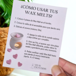 instructivo como utilizar wax melts